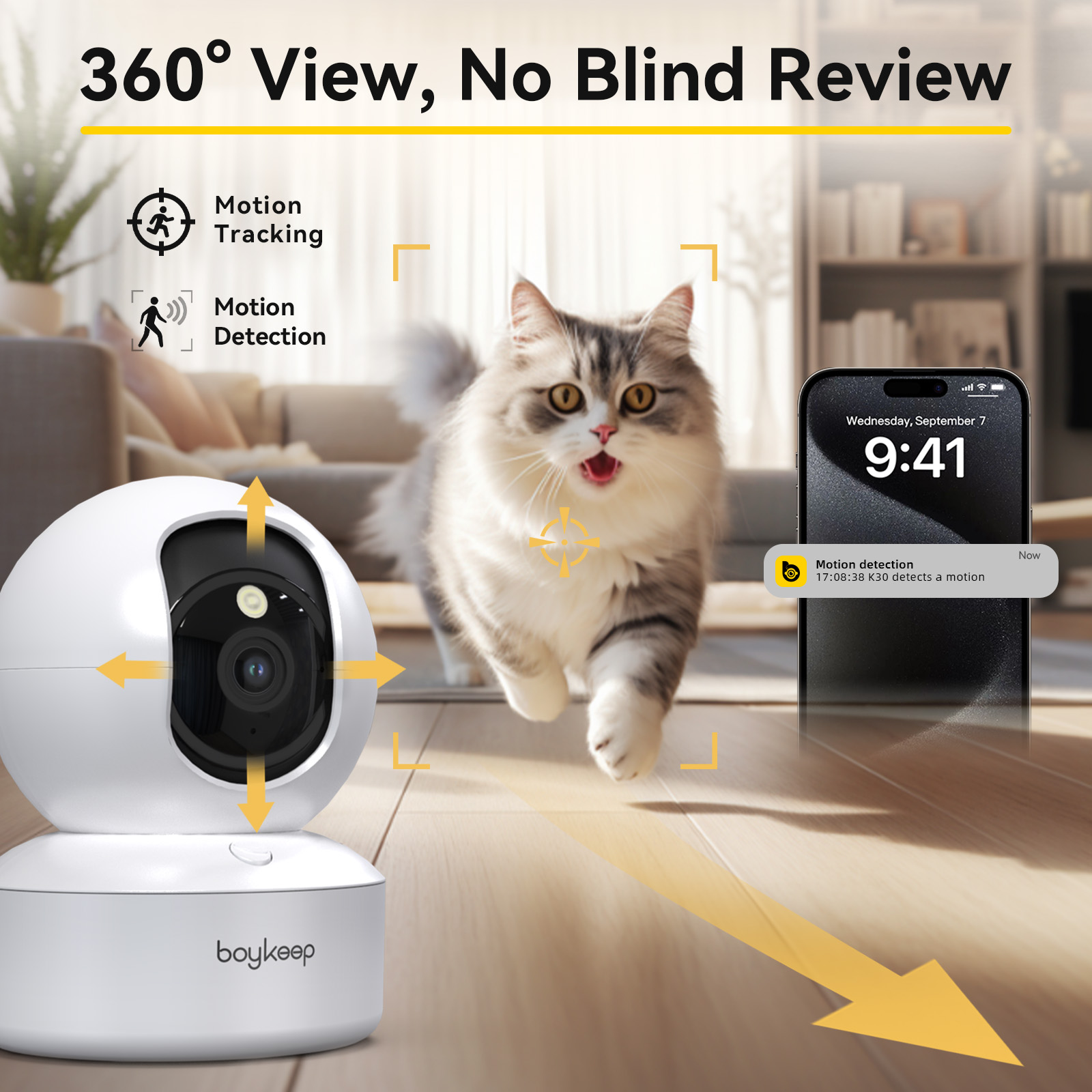 Eufy Camera E220 - Boykeep 2K Pet Dog Camera with