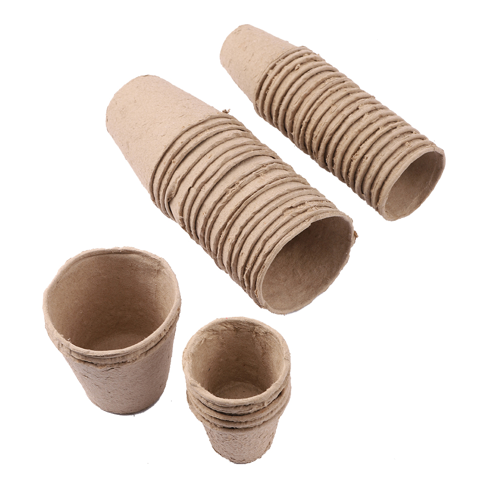 Peat Pellet Tray - 20pcs 6.2cm Environmental protection Garden Round