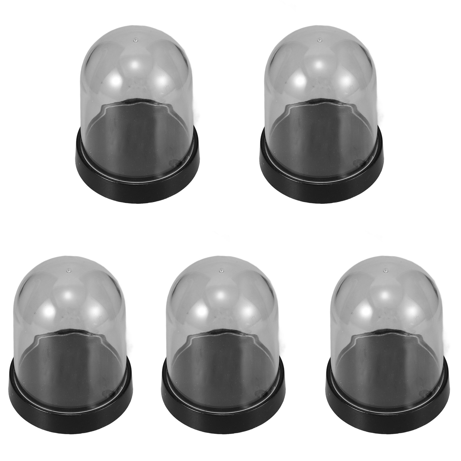 5Sets Clear Plastic Cloche Dom - Plastic Dome Clear review and price