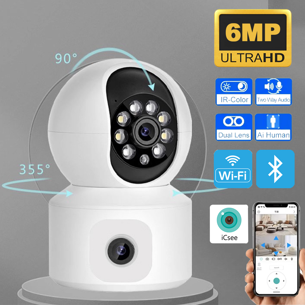 6MP ICSEE WiFi IP Camera Dual  - Eufy Camera E220 review and price