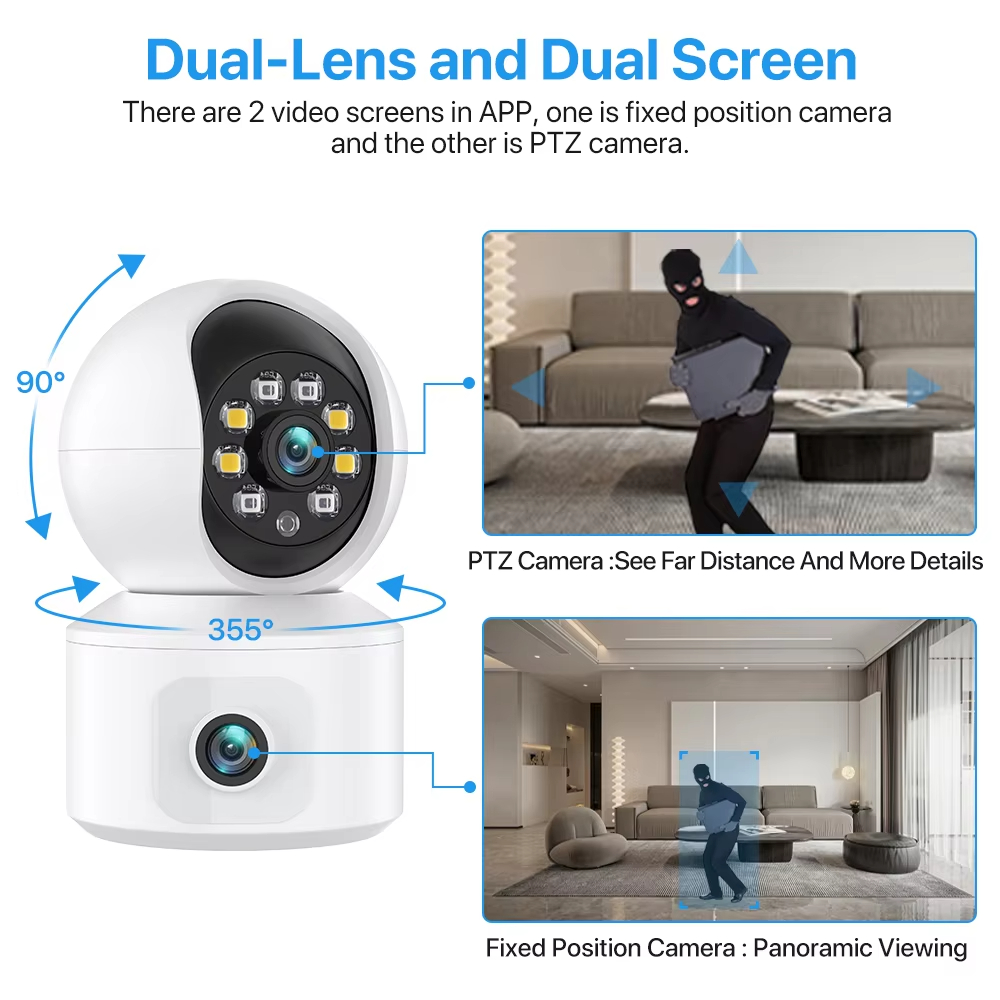 6MP ICSEE WiFi IP Camera Dual  - Eufy Camera E220 review and price