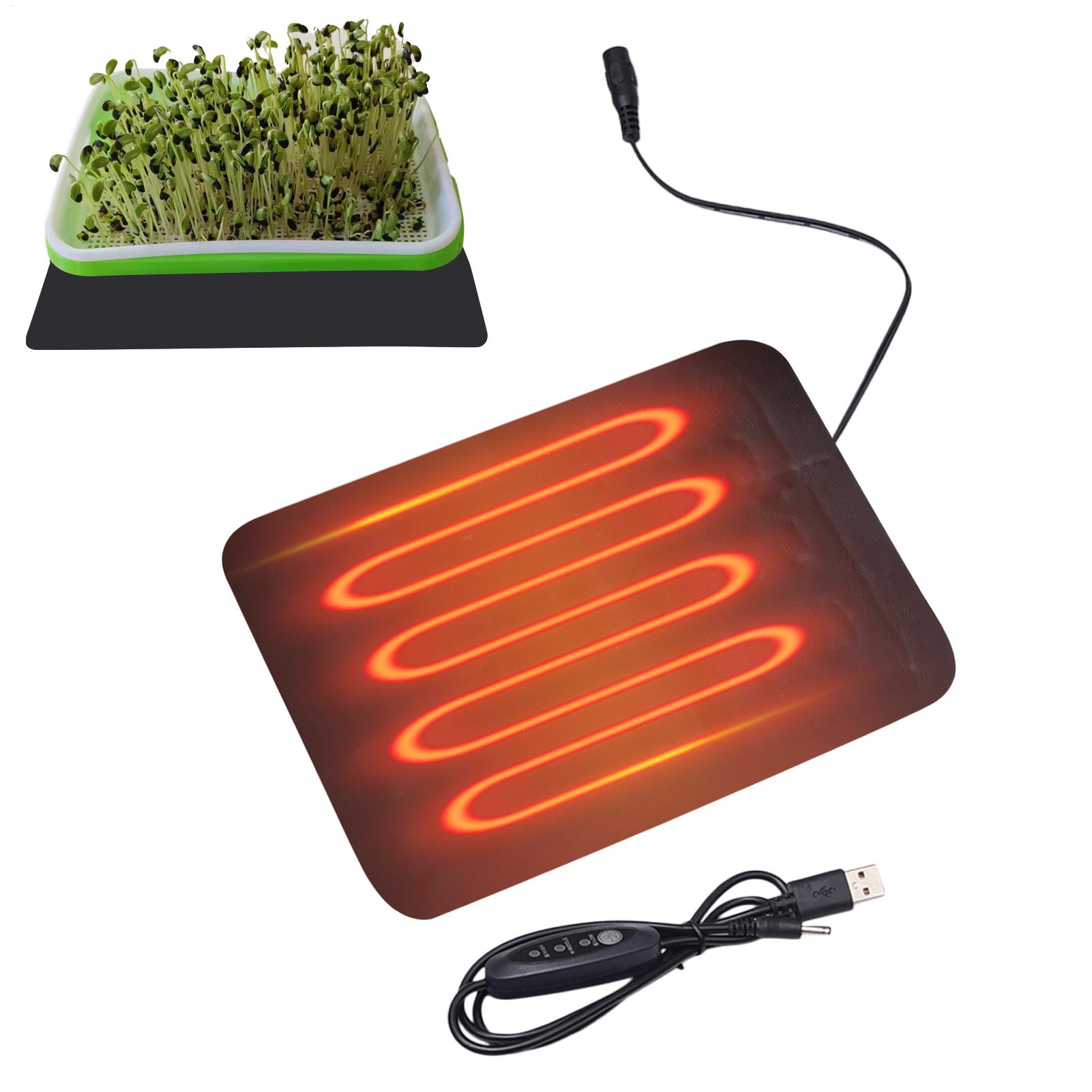 8.5W USB Seedling Heat Mats 3  - Heat Mat Seedling review and price