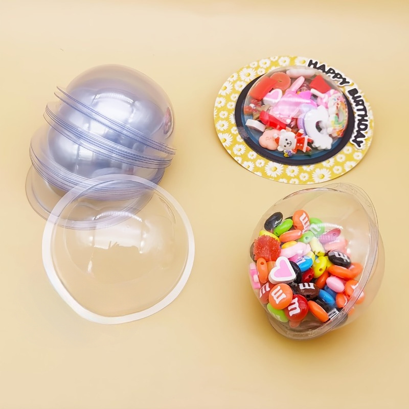 10pcs/set DIY Plastic Candy Do - Plastic Dome Clear review and price