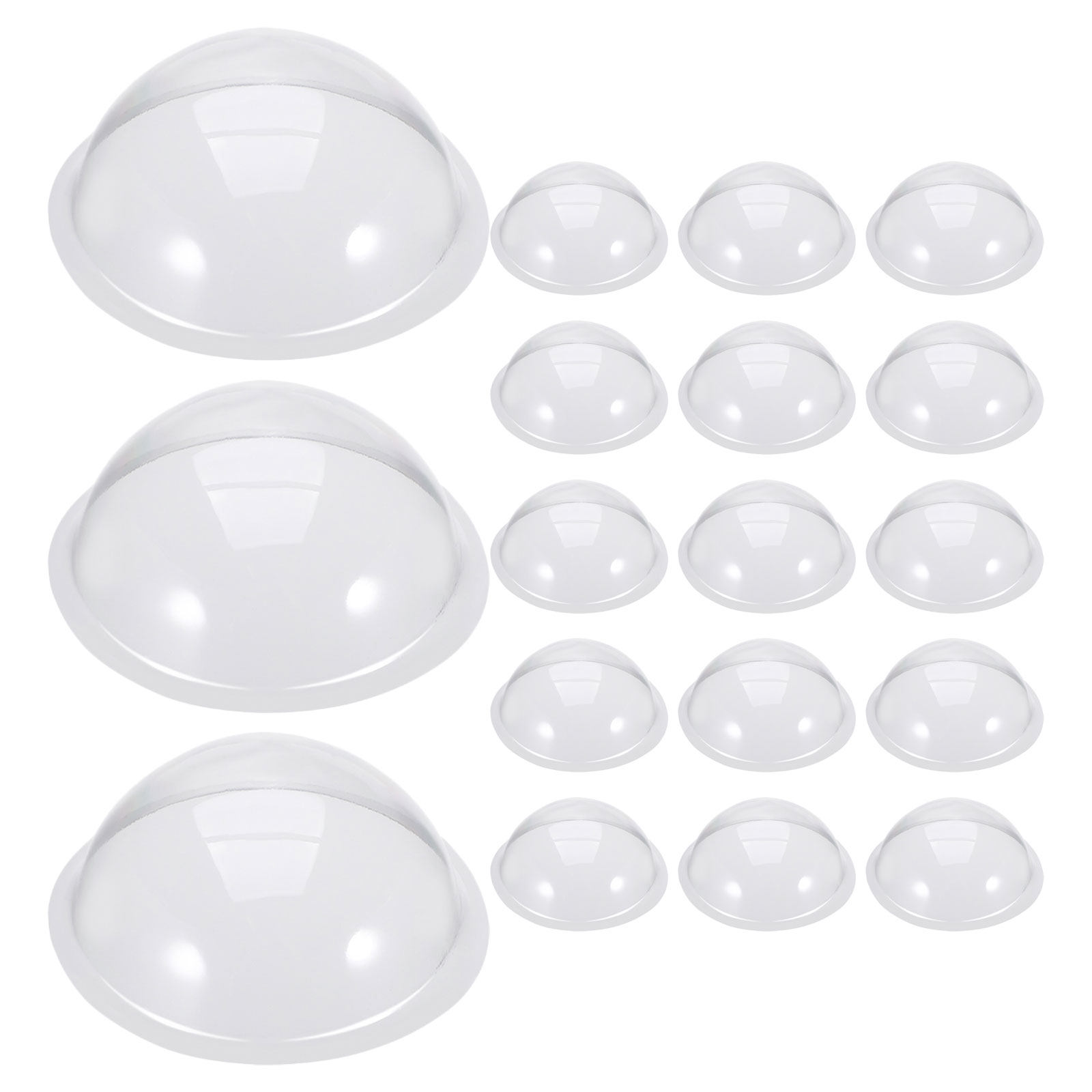 18 Pcs Clear Plastic Snow Glob - Plastic Dome Clear review and price