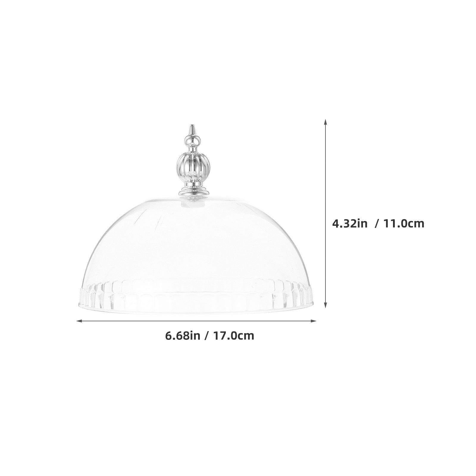 Plastic Cake Dome Cover 6.8 In - Plastic Dome Clear review and price