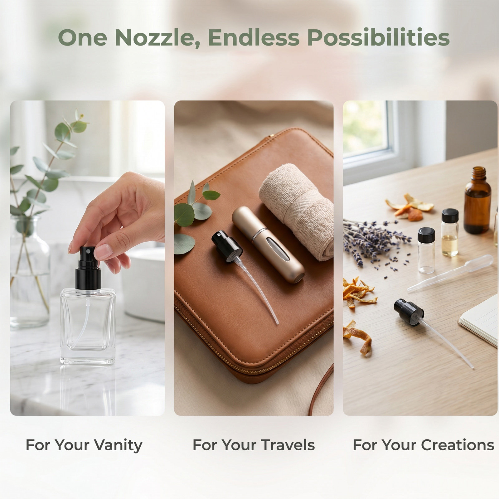 10Pcs Perfume Spray Nozzle Bla - Misting Bottle Fine review and price