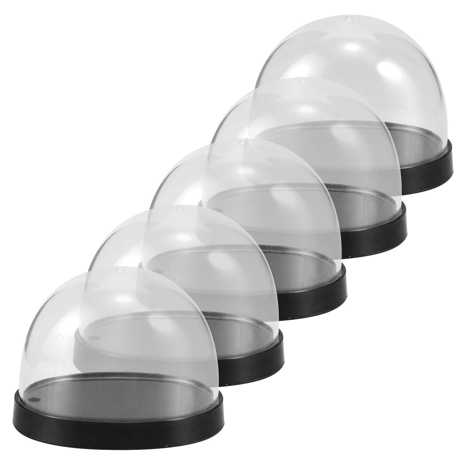 5Sets Glass Cloche Dome Clear  - Plastic Dome Clear review and price