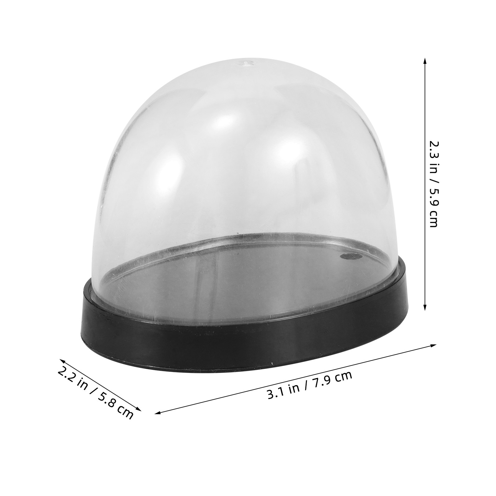 5Sets Glass Cloche Dome Clear  - Plastic Dome Clear review and price