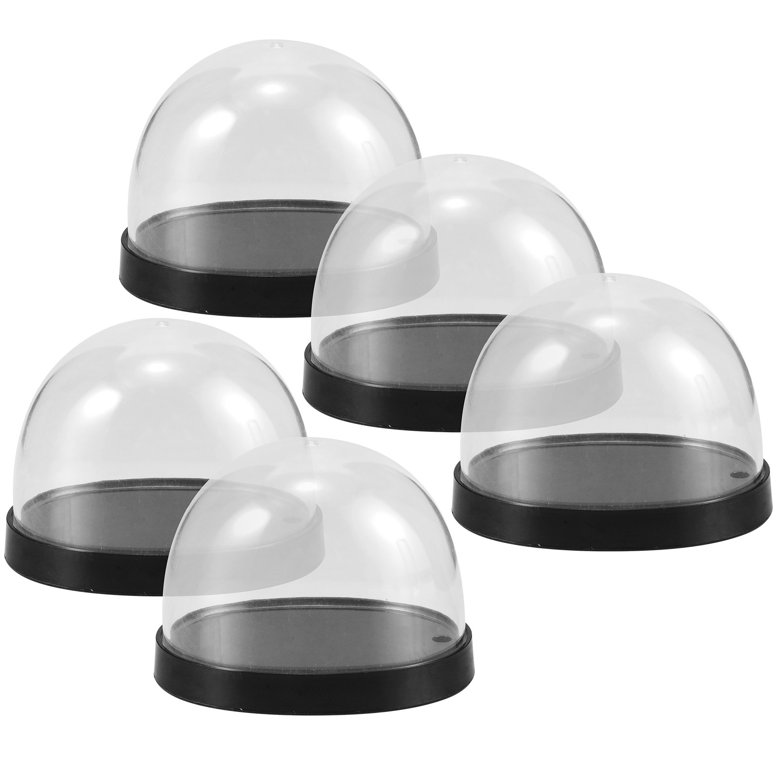 5Sets Glass Cloche Dome Clear  - Plastic Dome Clear review and price